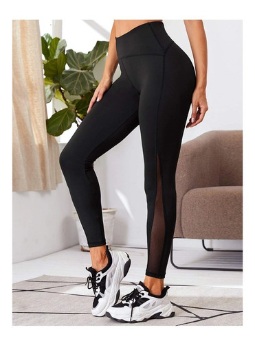 Calzas Leggins Deportivos Con Control De Barriga - Shein