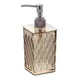 Dispenser De Jabon Liquido Carol Glamour Acrilico Color Ambar