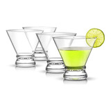 Joyjolt Afina 4piece Cocktail Glasses Set 8ounce Martini Gla
