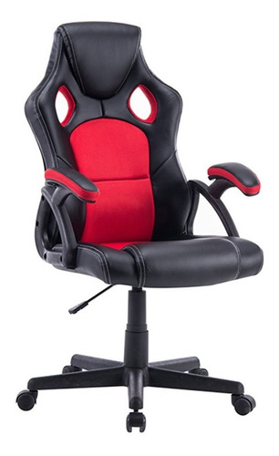 Silla Gamer  Hama-k ® Negra/roja Altura Ajustable