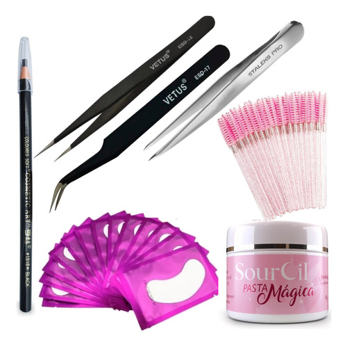 Kit Lash Brow Sourcil Sobrancelhas E Cílios Design 