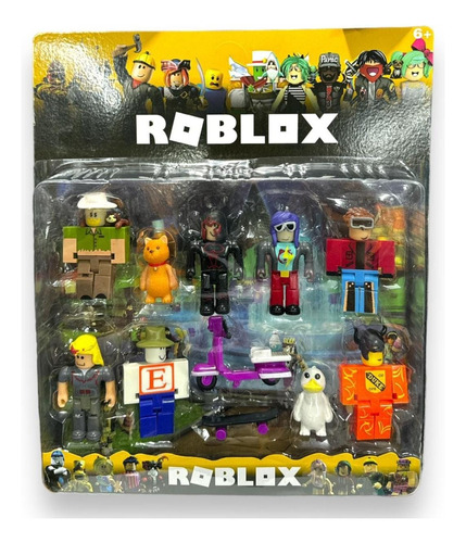 Juguete Roblox Figuras Niño X10 Personajes 