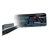 1000 Hologramas Sellos Seguridad Rectangular Candado 25x10mm