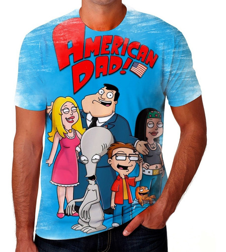 Camisa Camiseta American Dad Desenho  Envio Rápido 03