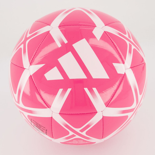 Bola adidas Starlancer Campo Rosa E Branca