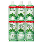 Edulcorante Stevia Natural Liquido Jual 200 Ml X 6 Unidades