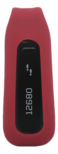 Funda Clip De Silicona Para Fitbit One Fitness-roja