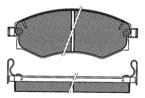 Pastillas Freno Para Hyundai Pony 1.5 I Gtx 95/ Delantera Ic Foto 2