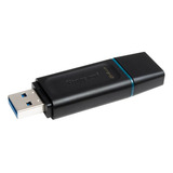 Pendrive 64gb Usb 3.2 Preto/azul Dtx Exodia Kingston Oferta