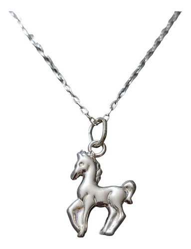 Cadena Collar Caballo Inflado Doble Hombre Plata 925 + Caja 