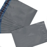 500 Envelope Plástico De Segurança Preto Com Lacre 19x25cm 