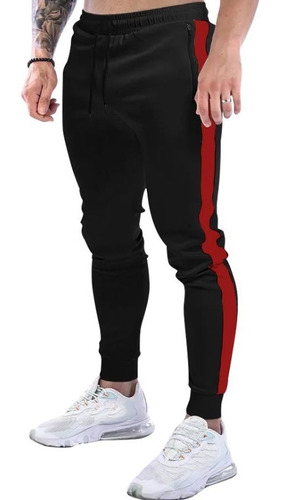 Pants Jogger Slim Fit Deportivo Gym Bolsas Con Cierre 1205gy