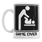 Taza De Cerámica Feliz Dia Del Padre Cambiando Pañales