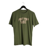 Camisa Puff Life Manga Curta