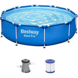 Pileta Estructural 305x76cm 4678l Con Bomba Bestway 56679