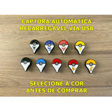 Pulseira Pokemon Go Plus Recarregável Automático & Manual 