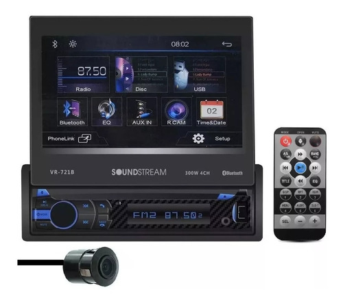 P Antalla Soundstream + Camara De Reversa Mirror Link Dvd Bt