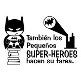 Vinil Decorativo Batman & Libros