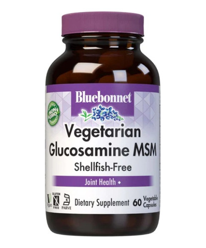 Bluebonnet | Vegetarian Glucosamine Msm | 60 Veg Capsules