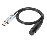 Lixada Usb A Dmx Adaptador De Interfaz Led Dmx512 Ordenador