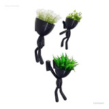 3 Vasos Robert/bob Plants Escalando/aventureiro (15cm)