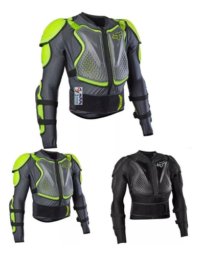 Jm Pechera Moto Motocross Fox Racing Titan Sport Negra 