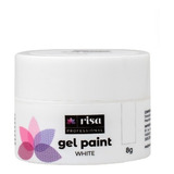 Gel Paint Risa Pant Decoração Original Anvisa White 8g