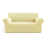 1pc Funda Elástica De Sofá Protector De Sillón 2 Plazas