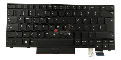 Teclado Lenovo Thinkpad T470 T480 A475 Español Color Negro