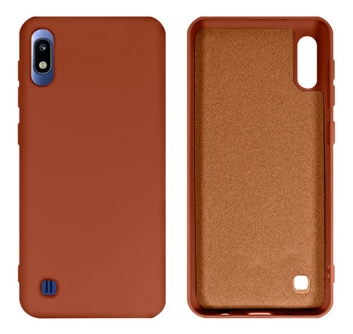 Capa Capinha Silicone Veludo Compatível Galaxy A10 Cover 