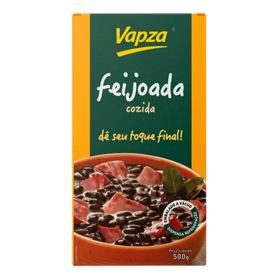 Feijoada Cozida a Vapor Vapza Caixa 500g | MercadoLivre