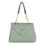 Bolsa Shoulder Nicole Lee Acolchada Con Solapa Ss22