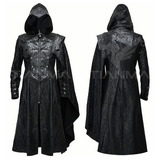 Disfraces De Halloween Hombre Vampiro Anime Cosplay Abrigo Punk-retro Gothic Plague Doctors Steampunk Uniforme Chamarra Capucha Estilo Assassin Creed 