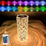 Xibulun Crystal Touch Control Rose Lamp - Lámpara De Escrito