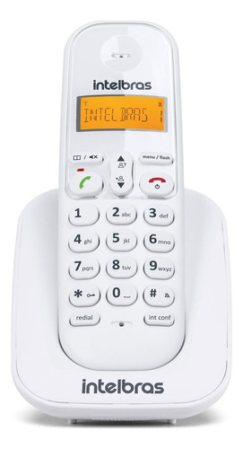 Telefone Ramal Intelbras Ts3111 Sem Fio Branco