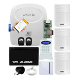 Kit Alarme Jfl Monitorado App Active 20 + 4 Sensores Sem Fio