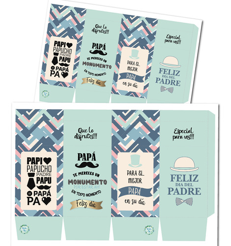 Kit Imprimible Cajas Milk Día Del Padre 1 - Listo P/imprimir