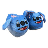 Pantuflas Personajes Azul Invierno Unisex Animadas Infantil