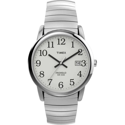 Reloj Timex Con Correa Extensible Easy Reader De 35 Mm Acero Inoxidable Plateado | Meses sin interés