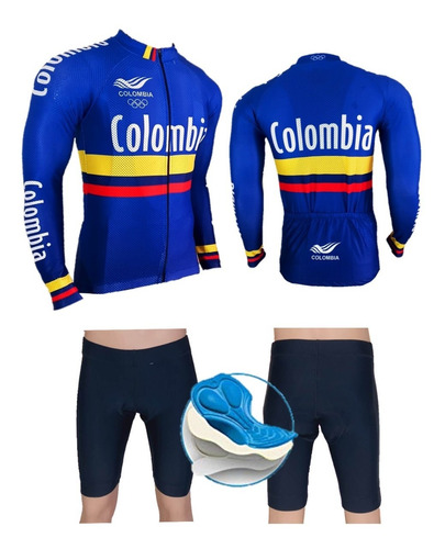 Ciclismo Jersey Maillot Licra + Lycra Pantaloneta Badana Gel