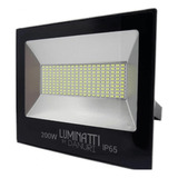 Refletor Projetor Led 200w 6000k Ip65 Bivolt Luminatti