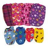 Kit 3 Roupas Roupinhas Soft Pet Tam. 9 Cães Cachorro Cães