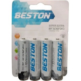 Pilas Bateria Carbon Alcalina Beston Aa 1.5v X4  