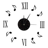 Relojes De Pared  Etiqueta Musical Nota Las Notas Musicales 