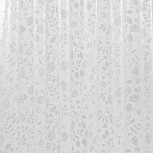 Cortina Box Antimofo Pvc 198x180cm C/varão 0,70 Até 1,2mts