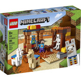 Lego Minecraft The Trading Post, Juego De Figuras De Acción 