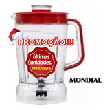 Copo Liquidificador Mondial Turbo Inox L1000 L1200 Vermelho