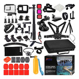 Husiway Action Camera Accessories Kit Para Gopro Hero 8 Blac