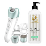 Depiladora Electrica Gama Oasis Sensation + Crema Corporal