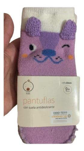 Pantuflas Calcetin Bebe 9 Meses +casaideas